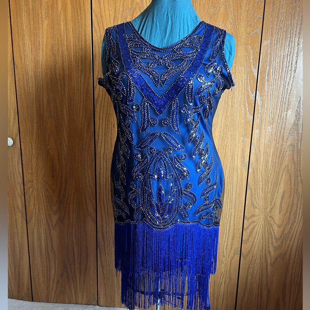 Beaded, sequins, fringe from Unique Vintage